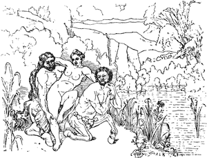 Hercules, Deianeira and Nessus.