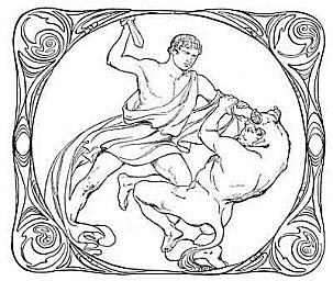 Cover for The Heroes, or Greek Fairy Tales for My Children