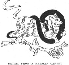 DETAIL FROM A KERMAN CARPET