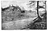 PLATE XVI. CASTLE.<BR>
 Wigmore Castle, showing the sighting mound.