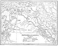 Map of Babylonia and Assyria (<i>175 Kb</i>)