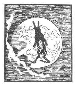 SÂKYAMUNI AS A HARE IN THE MOON.<br> <i>Collin de Plancy's</i> ''<i>Dictionnaire Infernal</i>.''
