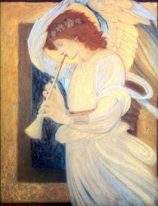 Angel, by Edward Burne-Jones, 1878 [Public Domain Image]