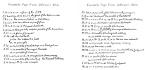 Facsimile Page From Jefferson's Bible.