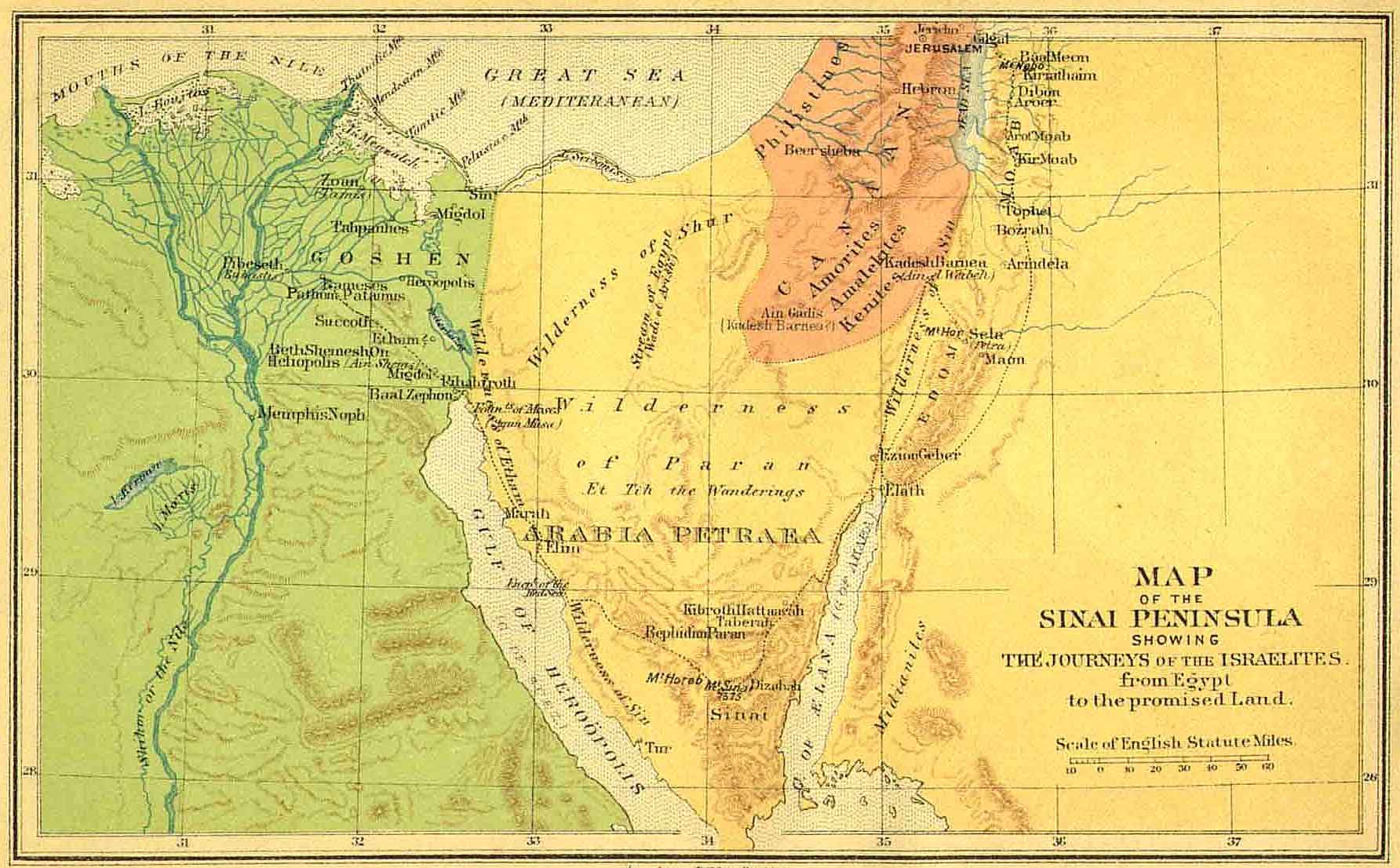 promised land map