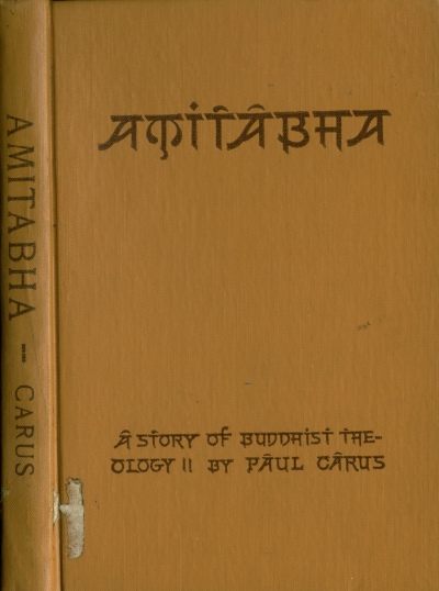 Amitabha, A Story of Buddhist Theology: Title Page