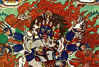 Tibetan Tanka (detail) from Frontispiece