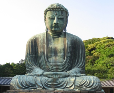 Kamakura butsu Buddha statue [Wikimedia] (Public Domain Image)