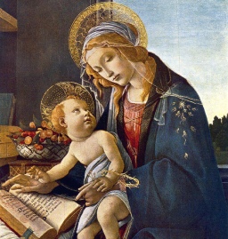 Madonna with the Book, Sandro Botticelli [1483] (Public Domain Image)