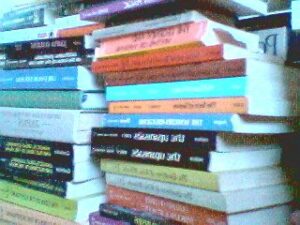 Big stack o' books: &copy Copyright J.B. Hare 1999, All Rights Reserved