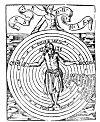 PLATE III. ATLAS SUPPORTING THE UNIVERSE<br> (From Margarita Philosophica, 1517)