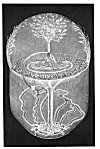 PLATE XVIII. <i>Yggdrasil, the World Tree of the Norsemen</i>. <i>After Finn Magnusen's</i> 