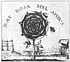 PLATE XXIV. THE ROSE TREE OF THE ROSICRUCIANS<br> (Frontispiece, <i>Summum Bonum</i>; Robert Fludd, 1629)