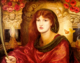 Sybilla Palmifera, by Dante Gabriel Rossetti [1866-70] (Public Domain Image)