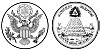 THE OBVERSE AND REVERSE OF THE GREAT SEAL OF THE UNITED STATES OF AMERICA.