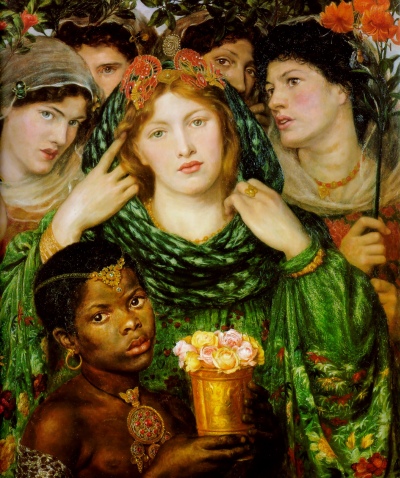 The Beloved, by Dante Gabriel Rossetti [1865-1866] (Public Domain Image)