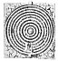 Fig. 45. Labyrinth in S. Maria-di-Trastavera, Rome. (Durand)