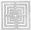FIG. 81.—Maze Design by J. Serlio (Sixteenth Century).