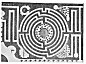 Fig. 115. Maze Design by Batty Langley. (from New Principles of Gardening, 1728)