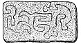 FIG. 132.—Labyrinthine Pictograph from Mesa Verde. (After Fewkes.)