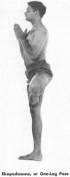 Ekapadasana, or One-Leg Pose