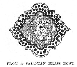 FROM A SASANIAN BRASS BOWL