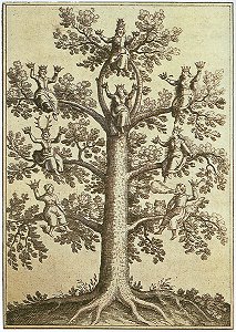 The Tree of the Sephiroth, from J.D. Mylius, Anatomia auri [1628] (Public Domain Image)
