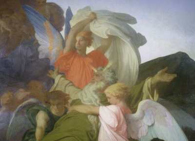 The Death of Moses (detail) by Alexandre Cabanel [1851] (Public Domain Image)