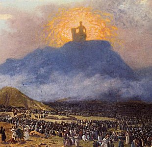 Jean Leon Gerome: Moses on Mount Sinai: Public domain image