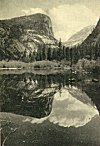 MT. WATKINS AND MIRROR LAKE (AH-WEI-YA).<BR>
 <I>Photo A. C. Pillsbury</I>