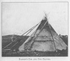 NATOSIN'S TIPI AND TWO TRAVOIS.