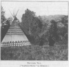 THUNDER TIPI.<br> (“Lookout Butte” in distance.)