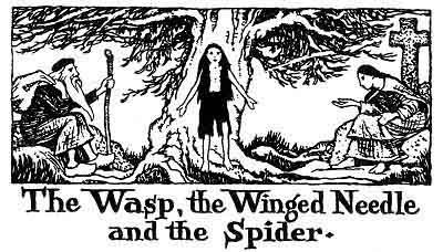 The Wasp, the Winged Needle and the Spider