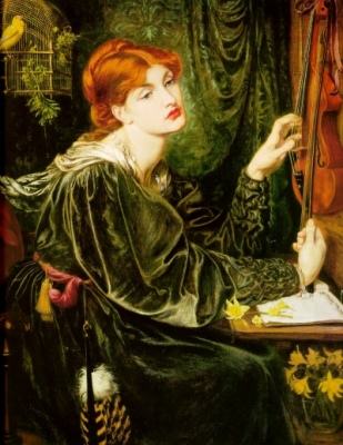 Veronica Veronese, by Dante Gabriel Rossetti [1872] (Public Domain Image)