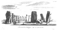 Plate 17. An inward View of Stonehenge. Aug. 1722 from the north.