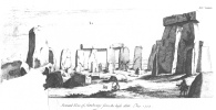 Inward View of Stonehenge from the high altar. Aug. 1722.