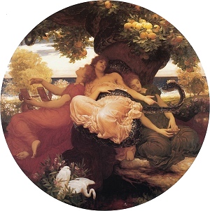 The Garden of the Hesperides, by Lord Frederick Leighton [1892] (Public Domain Image)