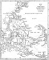 MAP OF VINLAND from accounts contained in Old Northern MSS