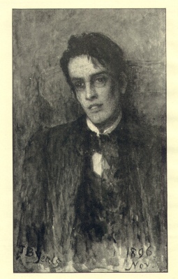 Frontispiece to Celtic Twilight: Painting of W.B. Yeats [Public Domain Image]