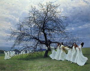 A Song of Spring, by Maximillian Lenz [1917] (Public domain in US)