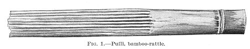FIG. 1.--Puíli, bamboo-rattle.