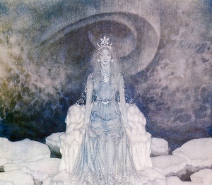 The Snow Queen, by Edmund Dulac [1911] (Public Domain Image)