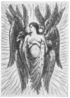 An old conception of the Cherubim, the yoni with the male figure in its center radiating the heat of passion
