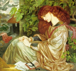 La Pia de' Tolomei  by Dante Gabriel Rossetti [1868-1880] (Public Domain Image)